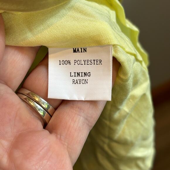Hello Molly NWT Drinks on Me Satin Midi Dress in Lime - size XS - Picture 7 of 9